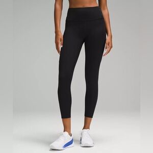 Lululemon Fast and Free Running 25”Black Leggings w/pockets